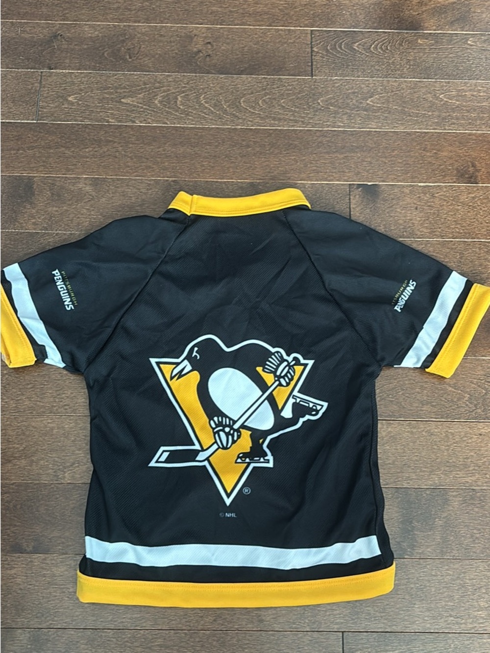 Pittsburgh Penguins pet  Black & Yellow Hockey Jersey Top medium